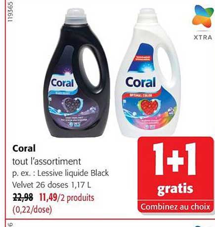 Coral tout l’assortiment