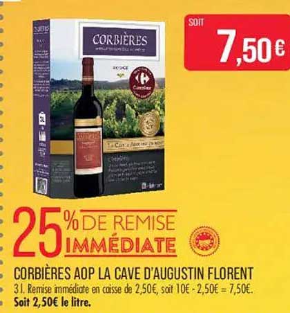CORBIÈRES AOP LA CAVE D'AUGUSTIN FLORENT