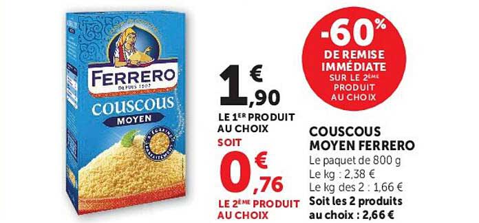 COUSCOUS MOYEN FERRERO