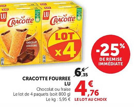 CRACOTTE FOURREE LU