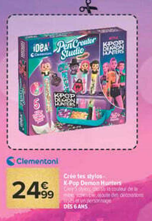 Crea les stylos K-Pop Demon Hunters