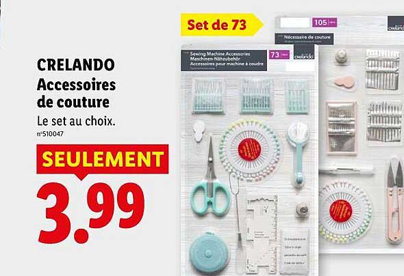 CRELANDO Accessoires de couture