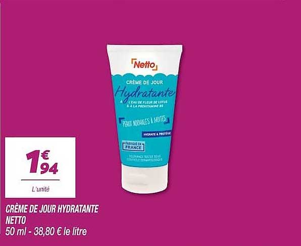 CRÈME DE JOUR HYDRATANTE NETTO