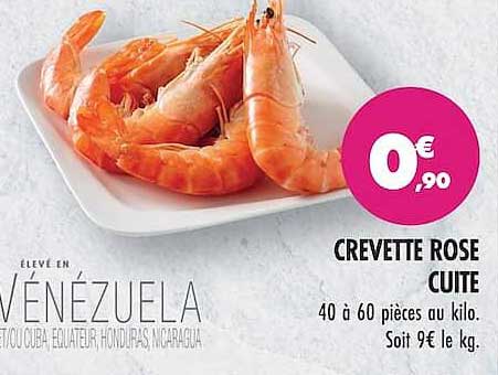 CREVETTE ROSE CUITE