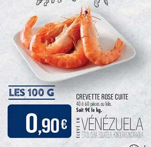 CREVETTE ROSE CUITE