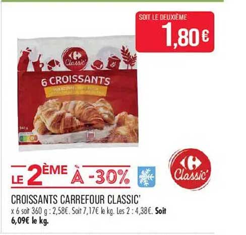 CROISSANTS CARREFOUR CLASSIC'