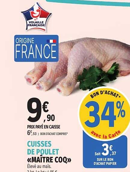 CUISSES DE POULET «MAÎTRE COQ»