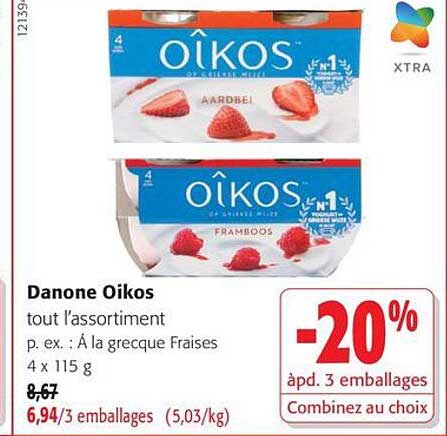 Danone Oikos tout l’assortiment