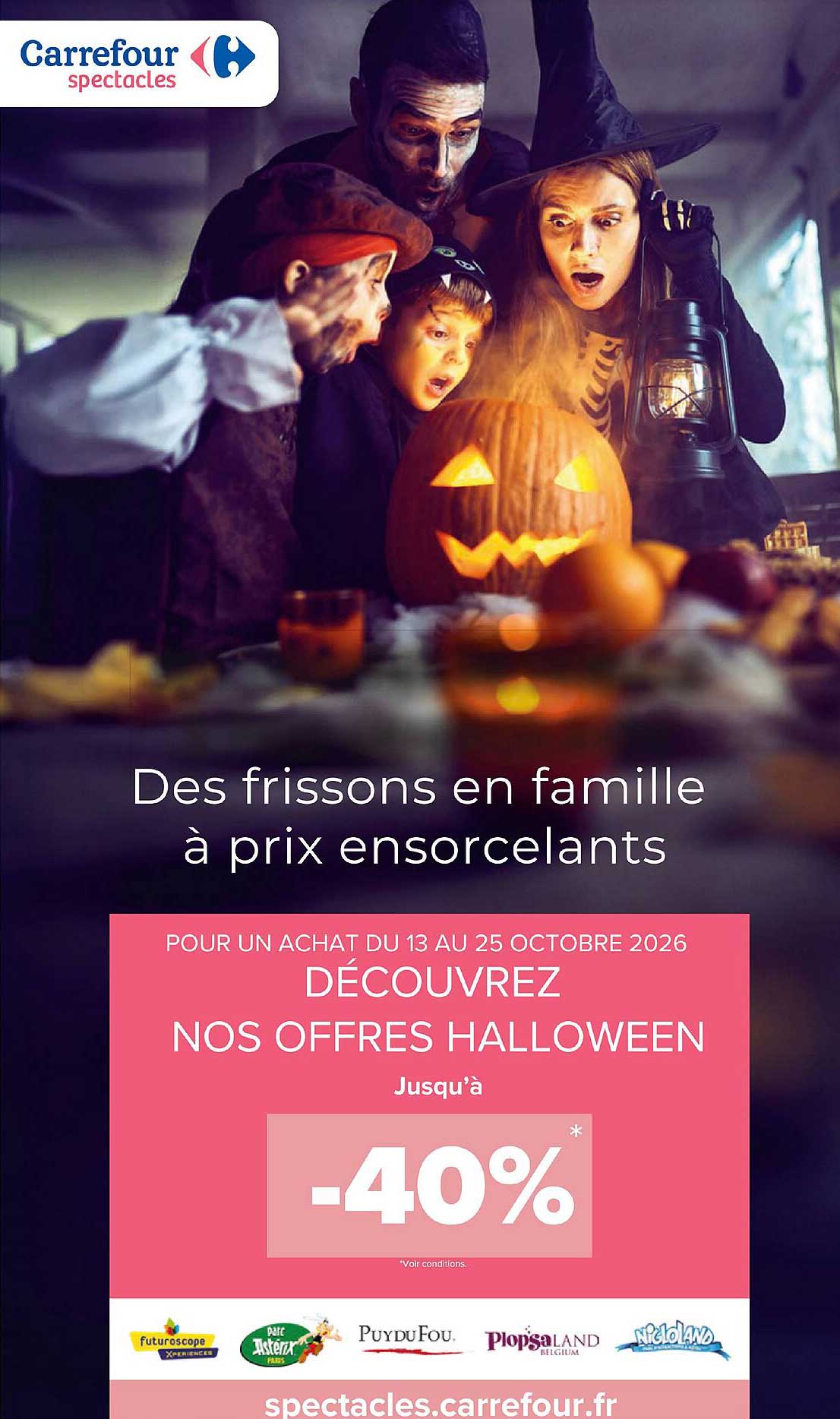 DÉCOUVREZ NOS OFFRES HALLOWEEN