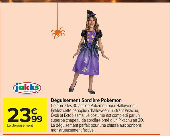 Déguisement Sorcière Pokémon