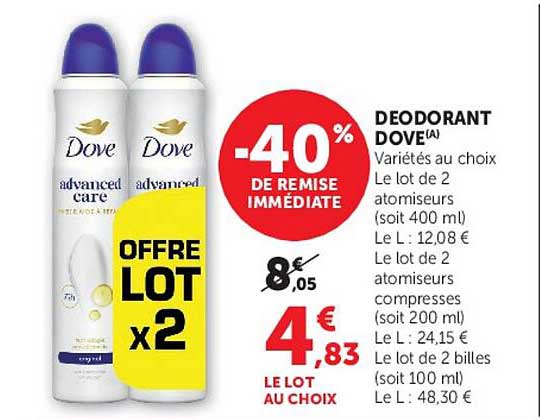 DEODORANT DOVE(A)