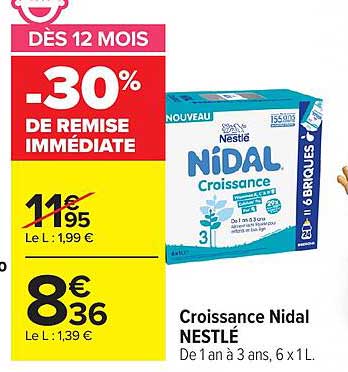 DÈS 12 MOIS -30% DE REMISE IMMÉDIATE