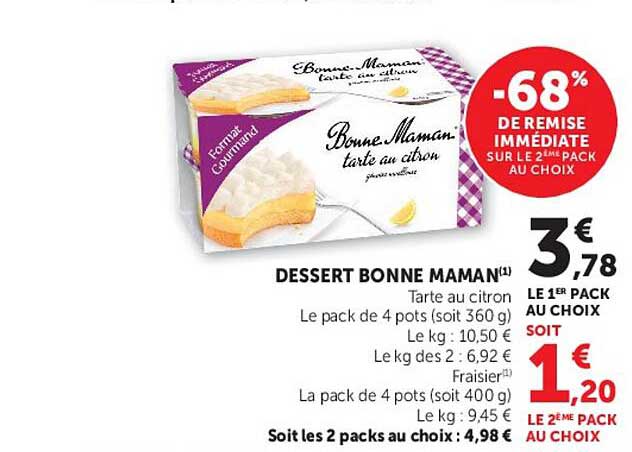 DESSERT BONNE MAMAN