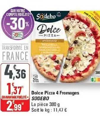 Dolce Pizza 4 Fromages