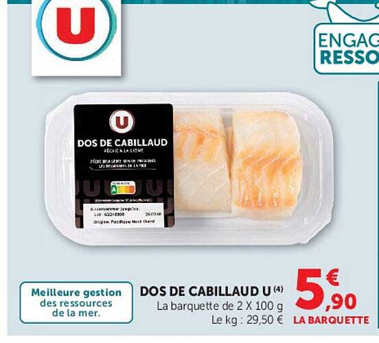 DOS DE CABILLAUD U