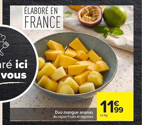 Duo mangue ananas