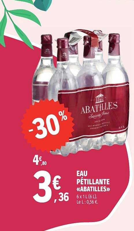 EAU PÉTILLANTE «ABATILLES»