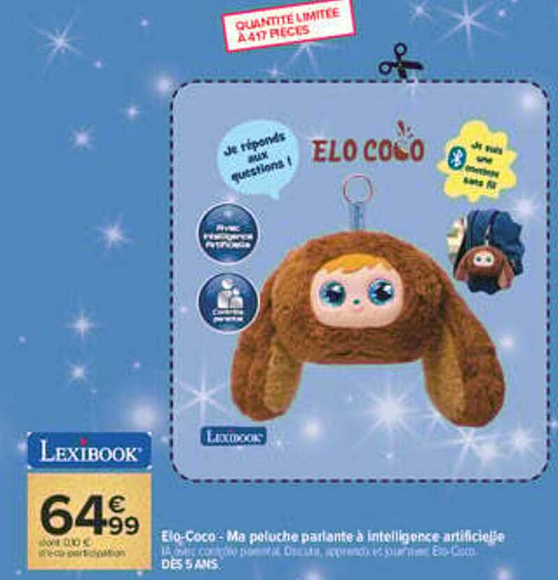 Elo-Coco - Ma peluche parlante à intelligence artificielle
