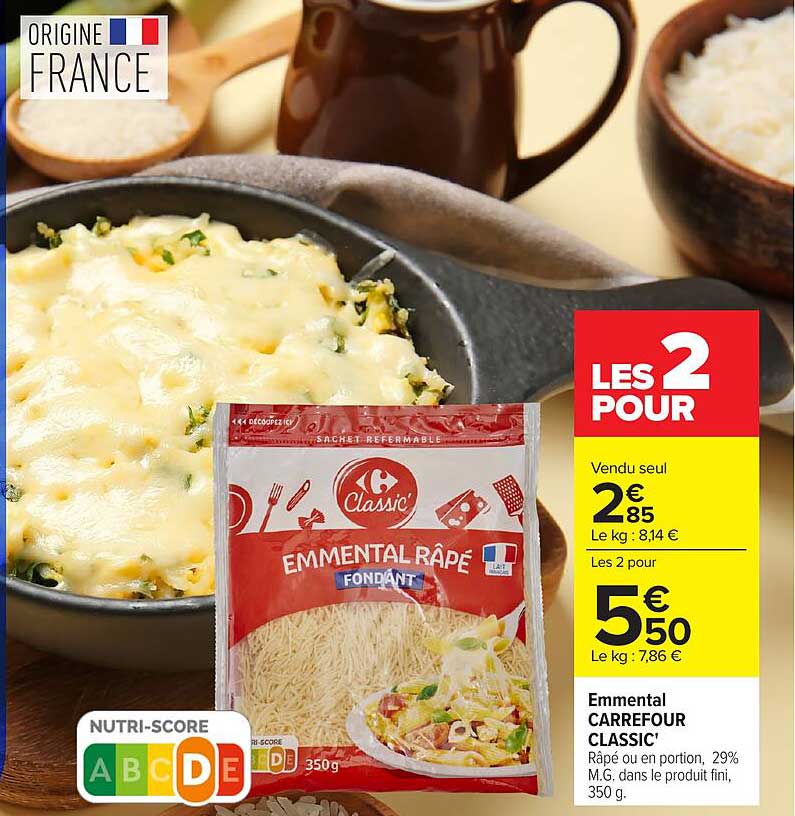 Emmental CARREFOUR CLASSIC'
