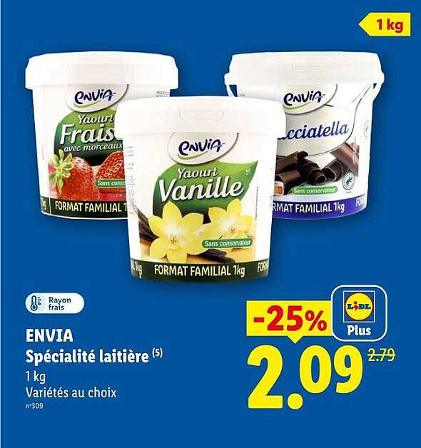 ENVIA Spécialité laitière