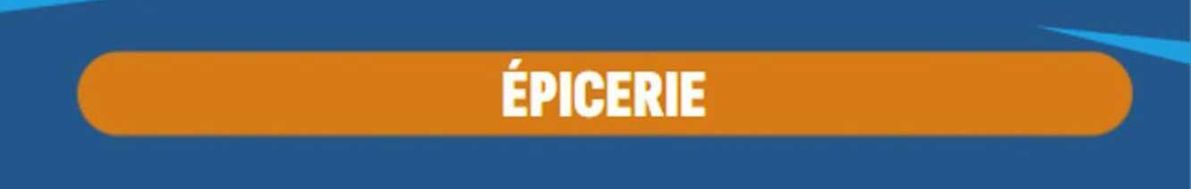 ÉPICERIE