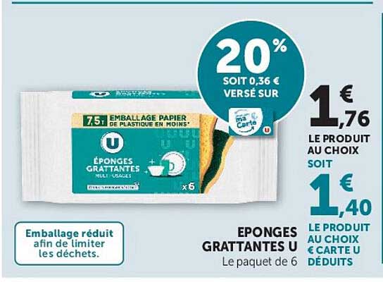 EPONGES GRATTANTES U