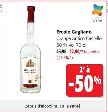 Ercole Gagliano Grappa Antico Castello