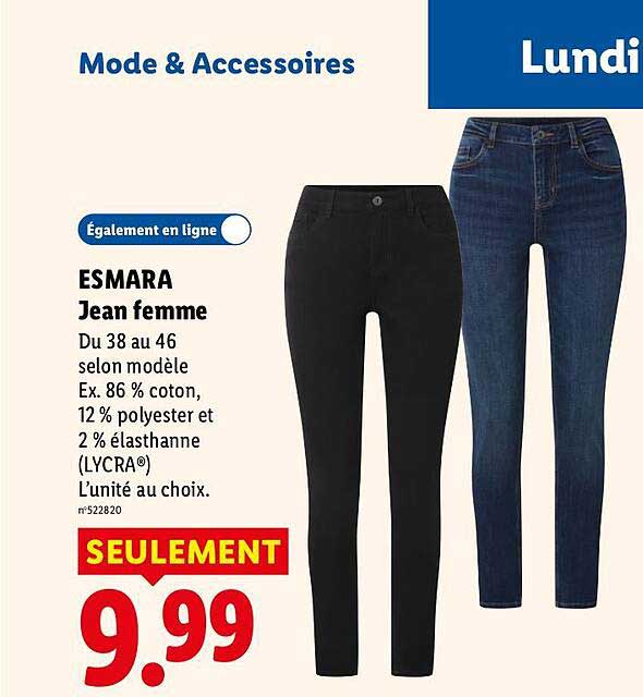 ESMARA Jean femme