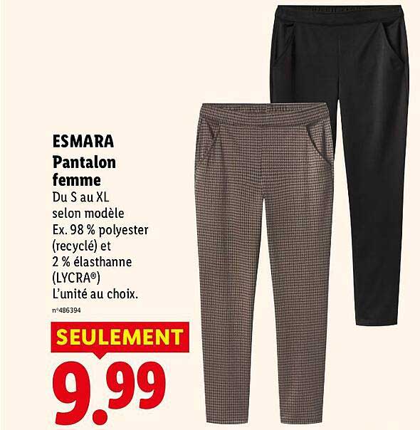 ESMARA Pantalon femme