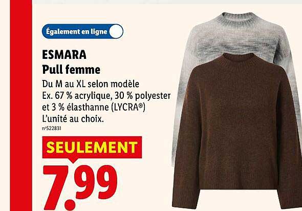 Esmara Pull femme