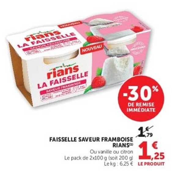 FAISSELLE SAVEUR FRAMBOISE RIANS