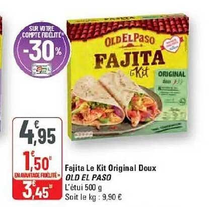Fajita Le Kit Original Doux OLD EL PASO