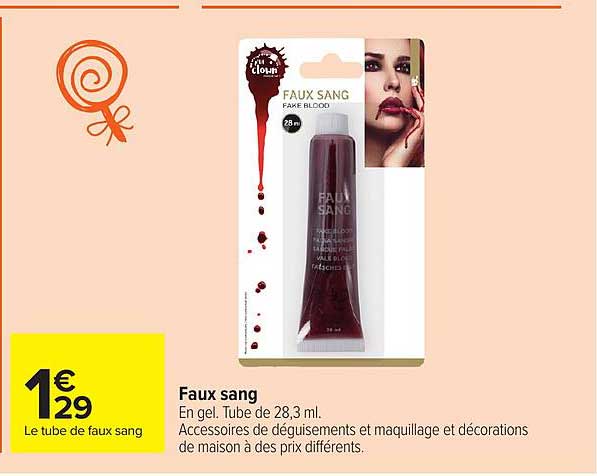 Faux sang