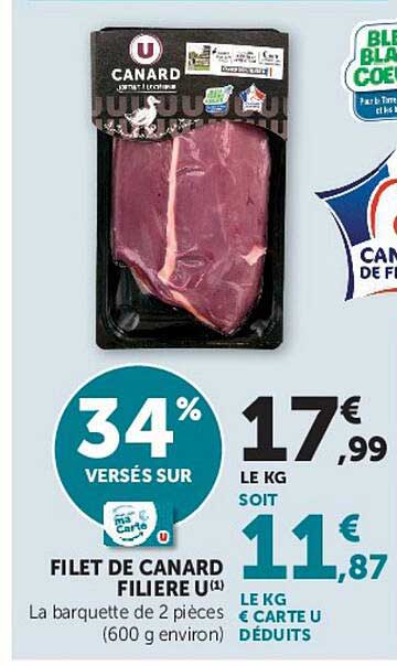 FILET DE CANARD FILERÉ U