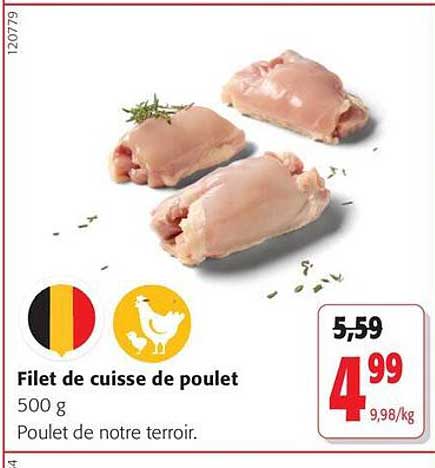 Filet de cuisse de poulet