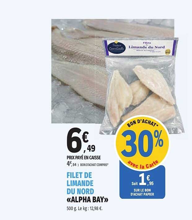 FILET DE LIMANDE DU NORD «ALPHA BAY»