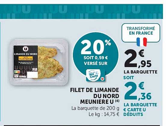 FILET DE LIMANDE DU NORD MEUNIERE U (4)