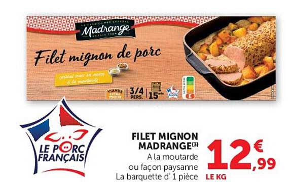 Filet mignon de porc
