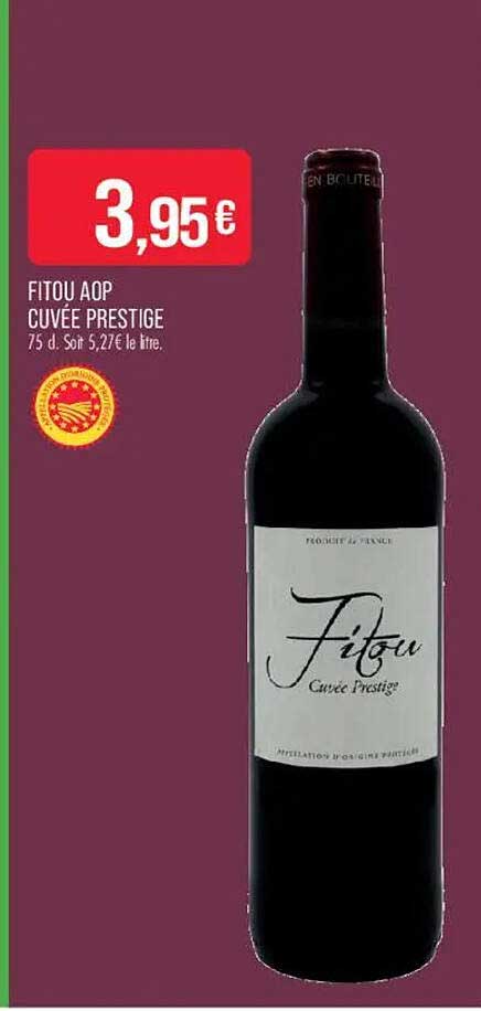 FITOU AOP CUVÉE PRESTIGE