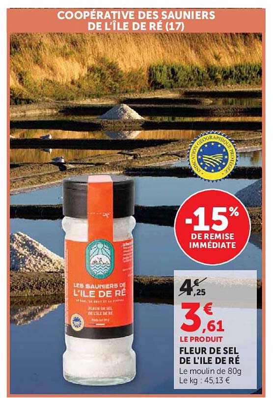 FLEUR DE SEL DE L'ILE DE RE