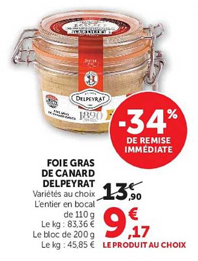 FOIE GRAS DE CANARD DELPEYRAT