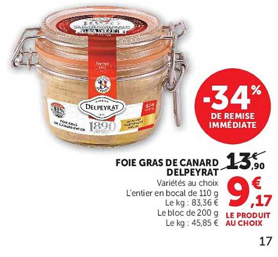 FOIE GRAS DE CANARD DELPEYRAT