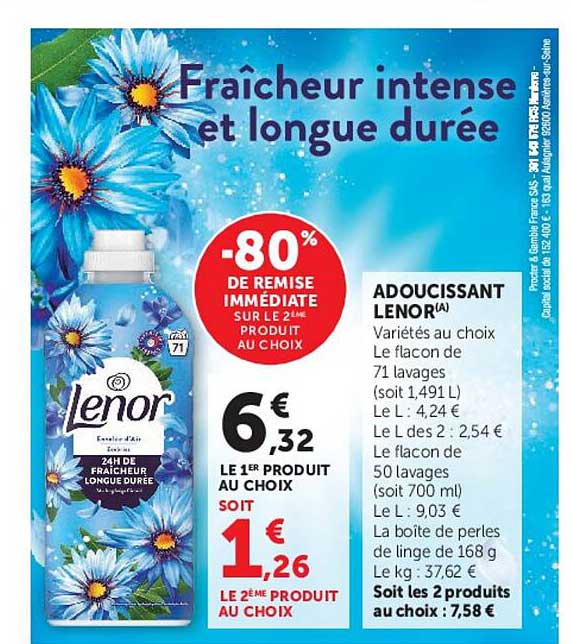 Fraîcheur intense et longue durée