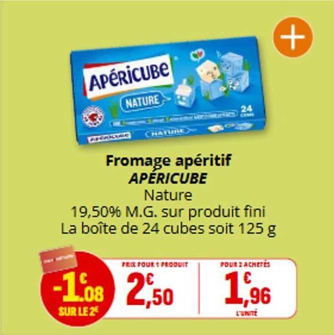 Fromage apéritif APÉRICUBE Nature