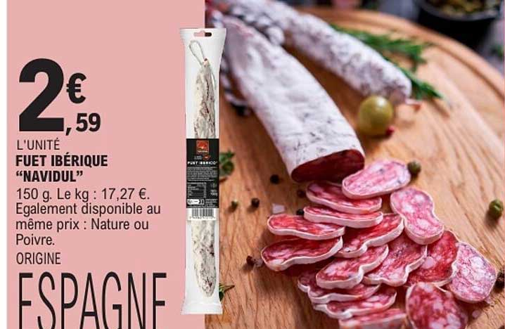 FUET IBÉRIQUE "NAVIDUL"