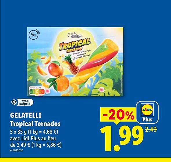 GELATELLI Tropical Tornados