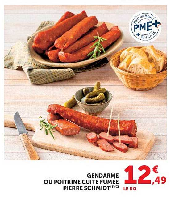 GENDARME OU POITRINE CUITE FUMÉE PIERRE SCHMIDT