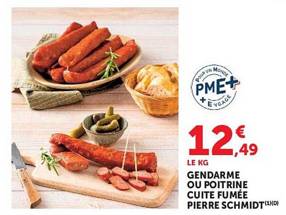 GENDARME OU POITRINE CUITE FUMÉE PIERRE SCHMIDT
