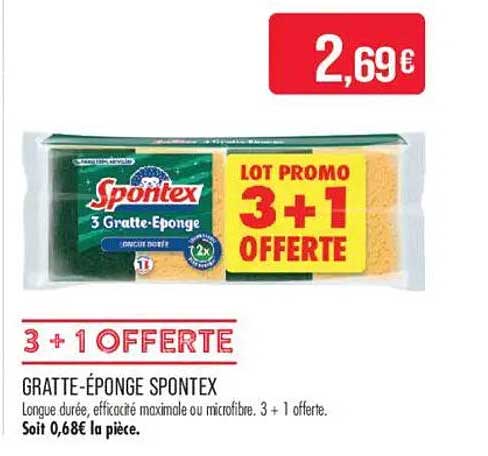 GRATTE-ÉPONGE SPONTEX