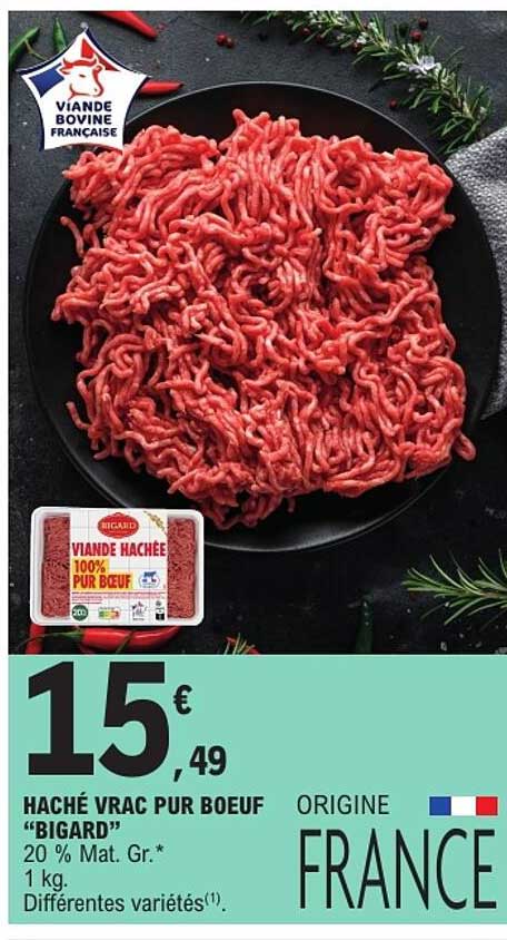 HACHÉ VRAC PUR BOEUF “BIGARD”